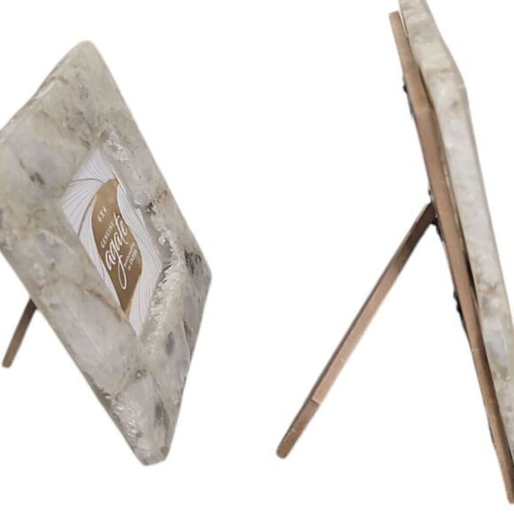 Agate Photo Frame 2-Piece Set - Picture 4 of 7